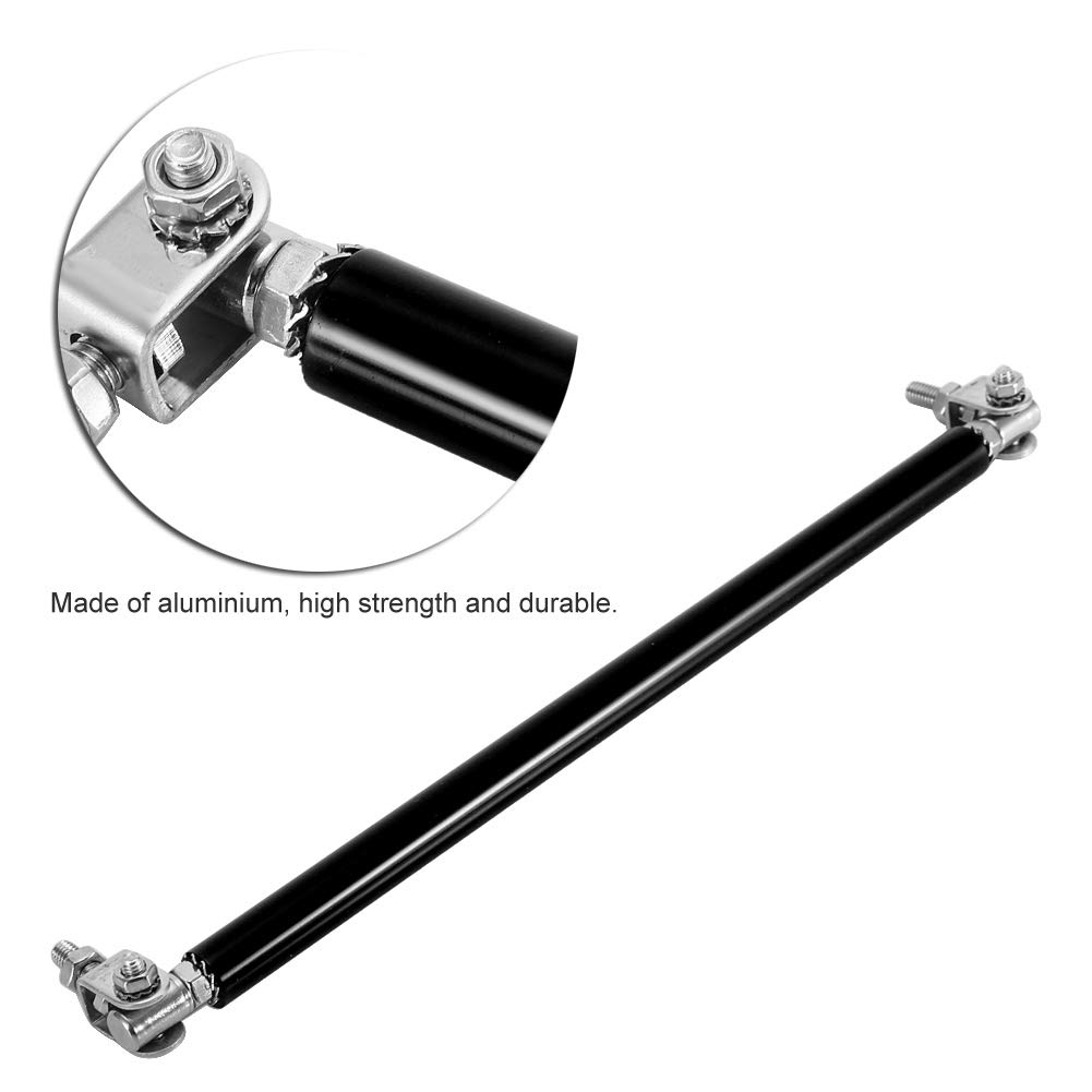 Splitter Support Rods, Bumper Mount per Lip Splitter Puntoni, 1 Paia, 20cm Bumper Mount per Paraurti anteriore, per la maggior parte dei veicoli (nero)