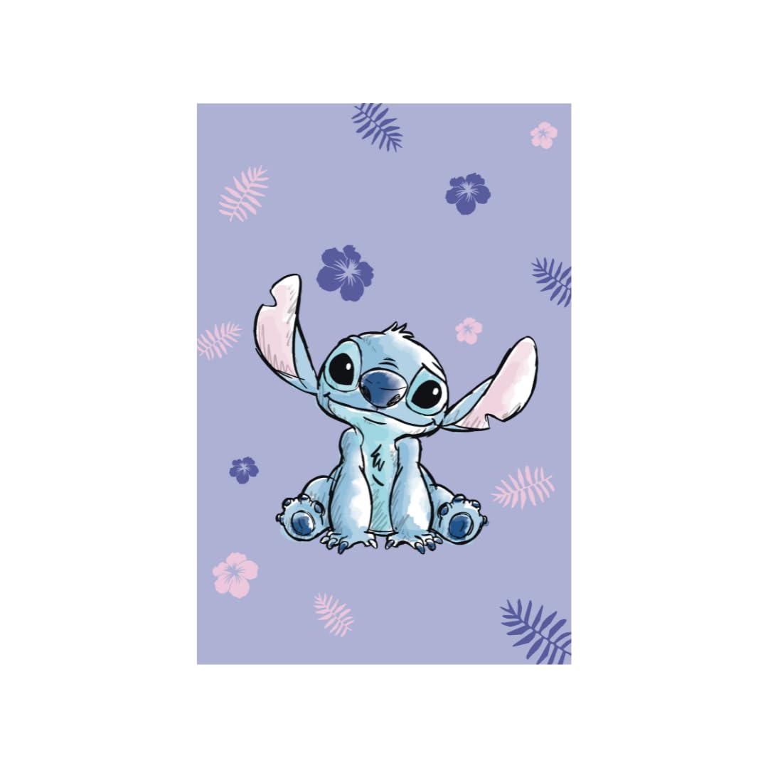My Sweety Pop Girls Stitch - Purple – 'S Purple Stitch Blanket – Fleece Blanket – 100 X 150 Cm – 100% Polyester – Boy – Gift Idea