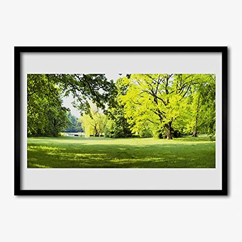 Photo image herbes arbres parc nature Tulup grande affiche encadrée cuisine 70x50