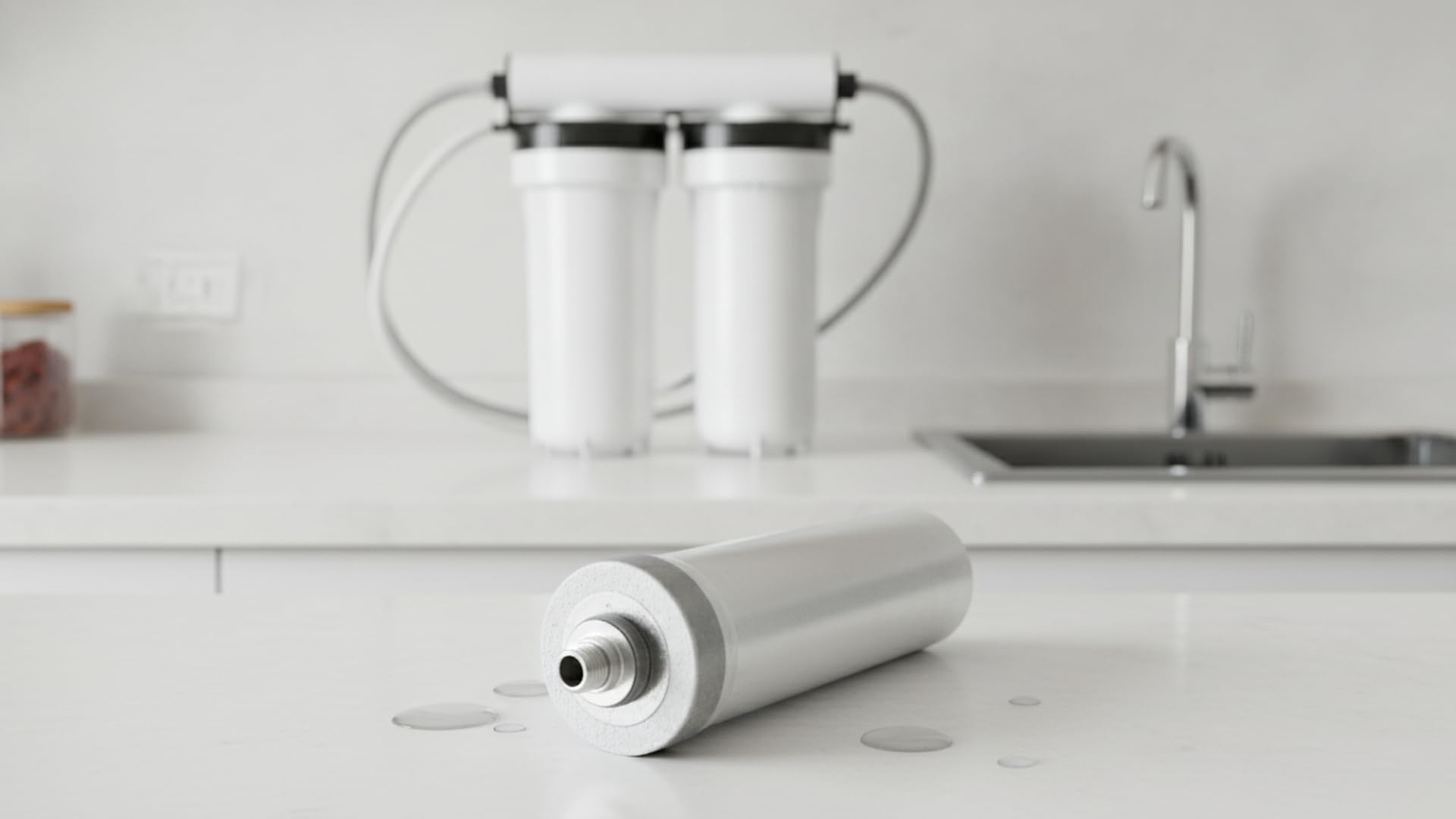 Ceramic Water Filter Candle, Inline Installation, 18x7 cm, 6-Month Filter Life, No Power Required (1, VARIANT-R2)-image-12