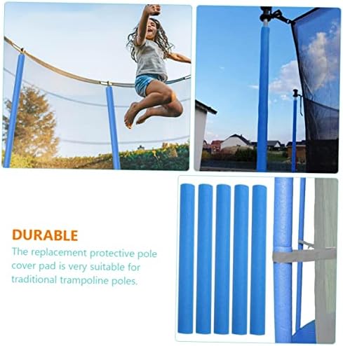 Alipis 10 Pcs Fence Anti-Collision Pipe Sleeve Trampolines for Kids Trampoline Accessories for Kids Pipe Protector Trampoline Supplies Round Tube Fittings Foam Tubing for Trampoline Soft 3