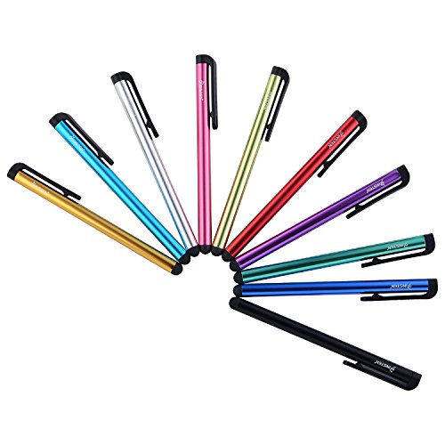 10 Pack Stylus Pen, Insten Touch Screen Stylus Capacitive Pen Compatible with iPhone X XS XS Max/7/7 Plus/ 6S, Samsung S9/ S9+ S9 Plus/ S8/ S8+ S8 Plus/Note 8 9, LG G5/ G6/Nexus 5X, Huawei Nexus 6P