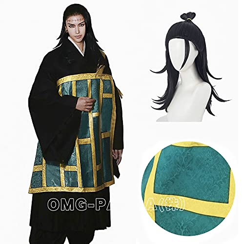 OMG 呪術廻戦 ウィッグ付き 夏油傑 コスプレ じゅじゅつかいせん コスプレ衣装 男女兼用 学園祭 制服 コミケイベント コスチュム 変装 仮装 プレゼント 祭り 大人 cosplay ハロウィン