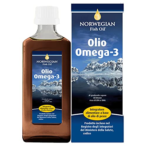 Norwegian Fish Oil Omega 3 Liquido 250 Ml