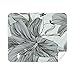 Lily Drawing Art Flower Cleaning Cloth Screen Cleaner 2pcs Suede Fabric