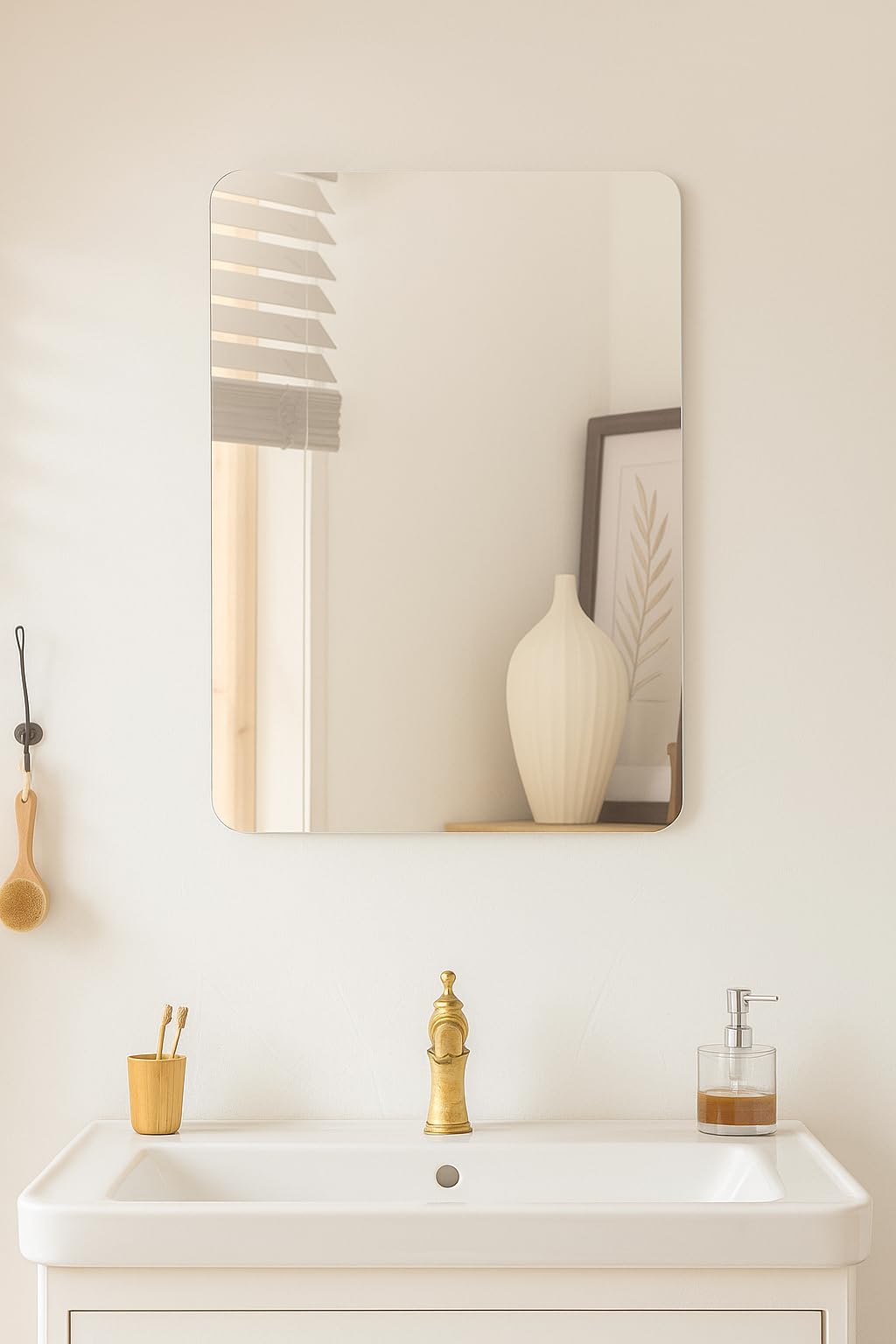 cdm Simple 12x18 Frameless Wall Mirror – Lightweight and Versatile – Adds Depth to Any Room – Clear Glass with Smooth Finish for Modern Living Spaces-picture-18