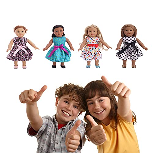 Yijing Doll Accessories,Six Pair 18 Inch America Doll's Shoes,Suitable For 18 Inch Doll #TOP6