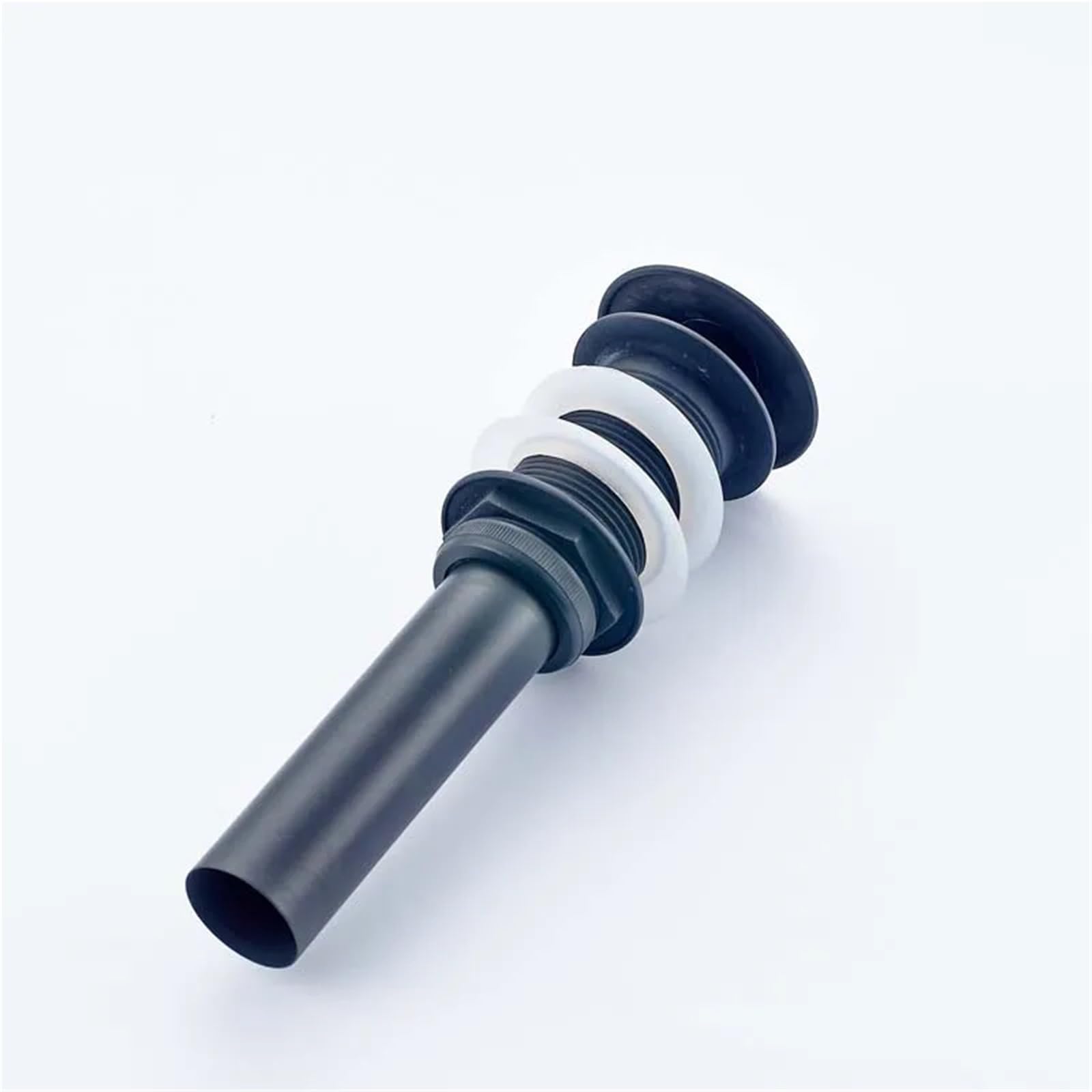 Tappo a Molla a Scatto clac Scarico pop-up for lavabo da bagno di lusso, in ottone, con e senza troppopieno, scolapiatti for vanità, 5 colori a scelta per lavabo(Brushed Nickel)