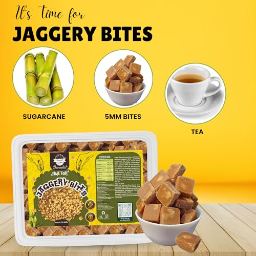 Danodia Foods Organic Snackable Jaggery Bites 1 lb (450g), Pure & Natural, No Additives Sweetener, Vegan & Gluten-Free, Nutrient-Rich Alternative to Refined Sugar for Tea & Coffee, Indian Origin | FDA Registered - Image 5
