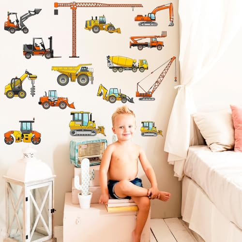 Vinilos Decorativos Vehículos de Construcción para Pared miniatura 6