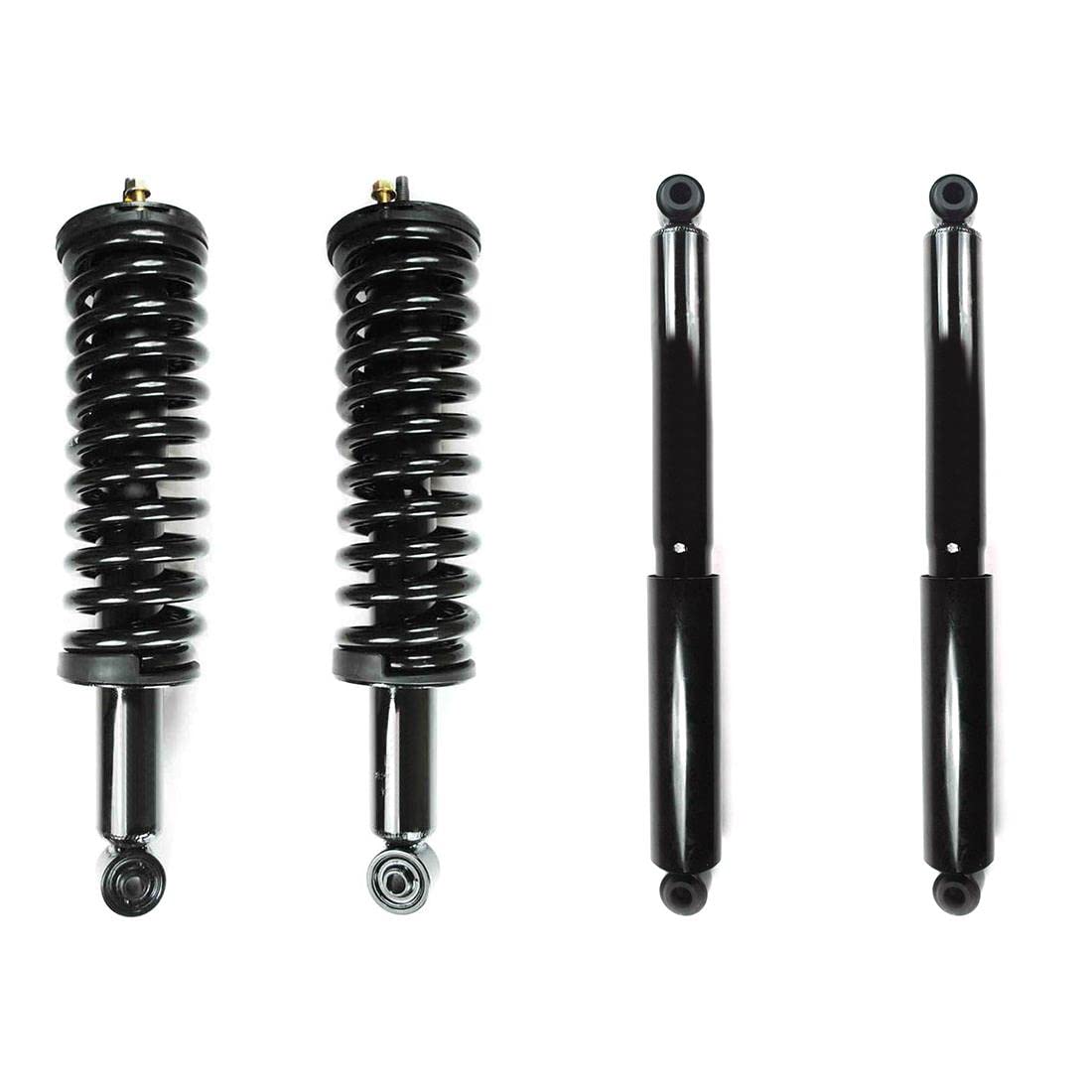 Front & Rear Complete Struts Coil Springs and Shock Absorbers Set 4 Replacement AUTO DN for Tacoma 1999 for Tacoma 2000 for Tacoma 2001 for Tacoma 2002 for Tacoma 2003 for Tacoma 2004