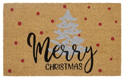 Hanse Home Kokos Fußmatte Weihnachten - rutschfeste Schmutzfangmatte...