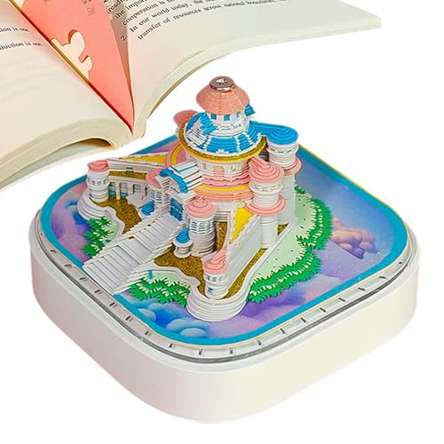 Bloc de notas semanal 3D con calendario de piezas para decoracion de escritorio