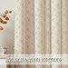 TIVNICO Boho Curtains 2 Panels 84 Inch Long, Floral Linen Cottagecore Bedroom Curtains, Cute Wildflower Farmhouse Beige Drapes with Tassels, Privacy Light Filtering