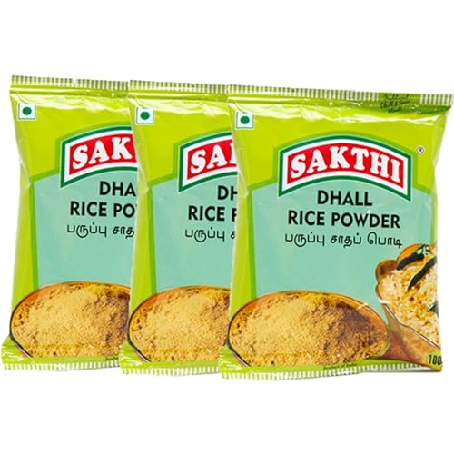 Image of SAKTHI Masala Dal Rice Powder 100gm - Pack of 3 (Sakthi Masala Dhall Rice Powder 300 Gm) Sakthi Paruppu Podi