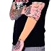 Tat2X Ink Armor Premium Forearm 9" Tattoo Cover Up Sleeve - No Slip Gripper - U.S. Made - Light - ML