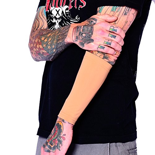 Tat2X Tattoo Cover Up Sleeve - Forearm 9 - Light - M/L - 1 Sleeve