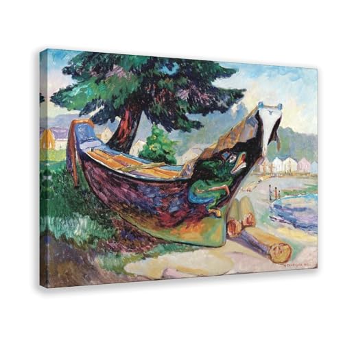 Canoë de guerre indienne Emily Carr : habillez vos murs vides avec style