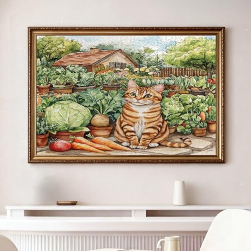 Puzzle de madera de gato de Bengala, entretenimiento creativo para tardes relajantes en casa 4