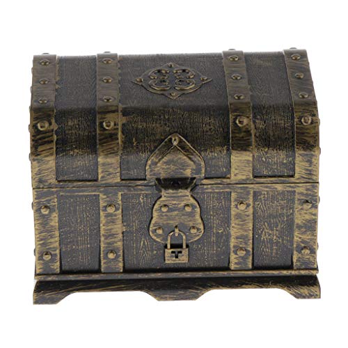 F Fityle 2x Baú Do Tesouro Pirata Para Procurar Tesouros/Dramatização/Jogo Em Família/Jogo Pirata