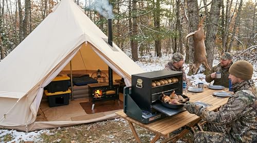 Trailblazer Cookstove – Wood Fired Stovetop with Oven for Off-Grid Living, Camping, RV, Hunting, Prepping, Emergency Heat & Cooking - Image 4