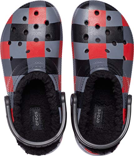 Image of Crocs Women's Classic Holiday Lined Fuzzy Clogs