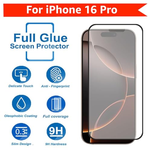 Image of Tempered Glass Screen Protector (For iPhone 16 Pro (Gaming))