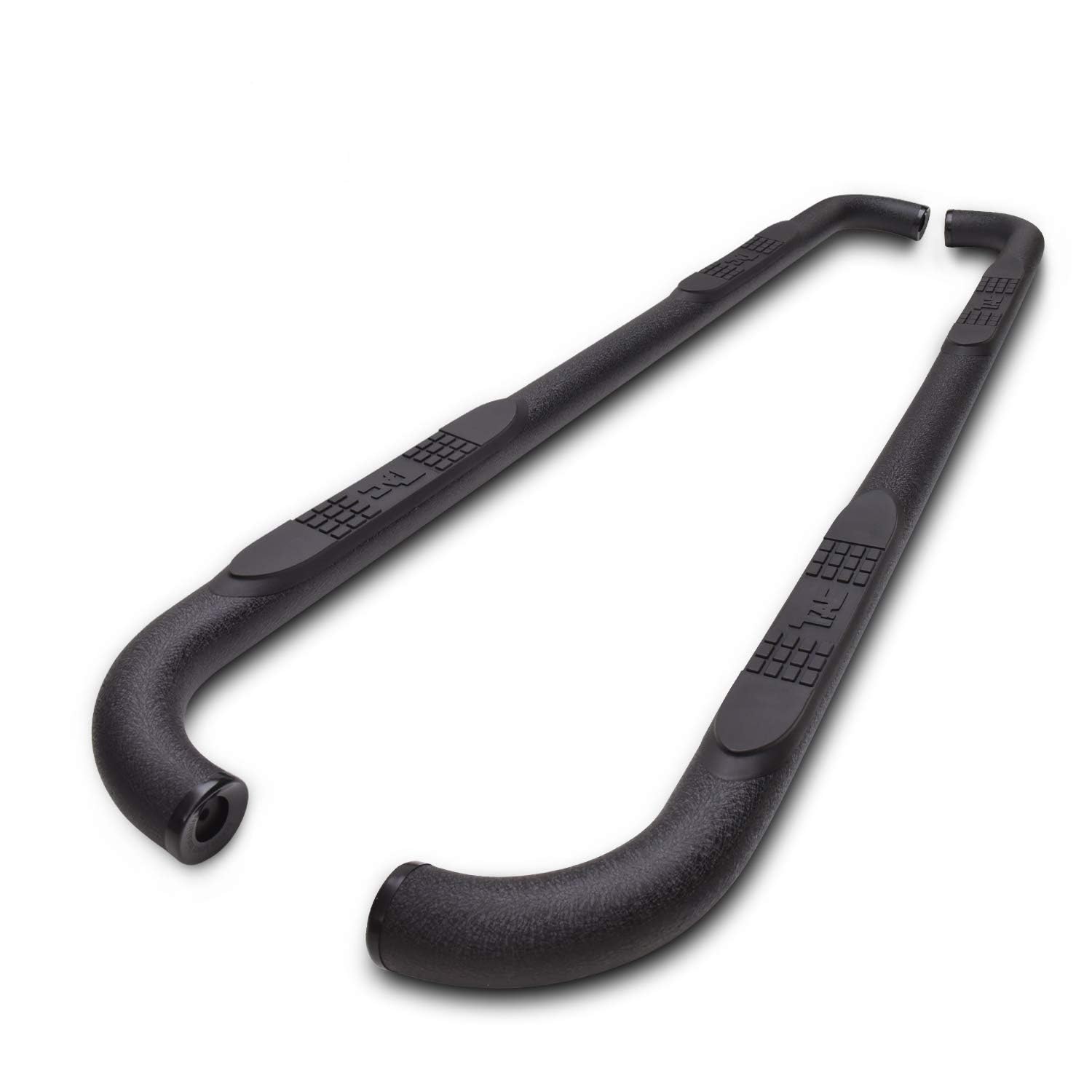 TAC Side Steps Running Boards Fit 2019-2023 RAM 1500 Quad Cab (Exclude 2019-2023 RAM 1500 Classic) Truck Pickup 3" Texture Black Side Bars Nerf Bars Step Rails Off Road Accessories (2Pcs)