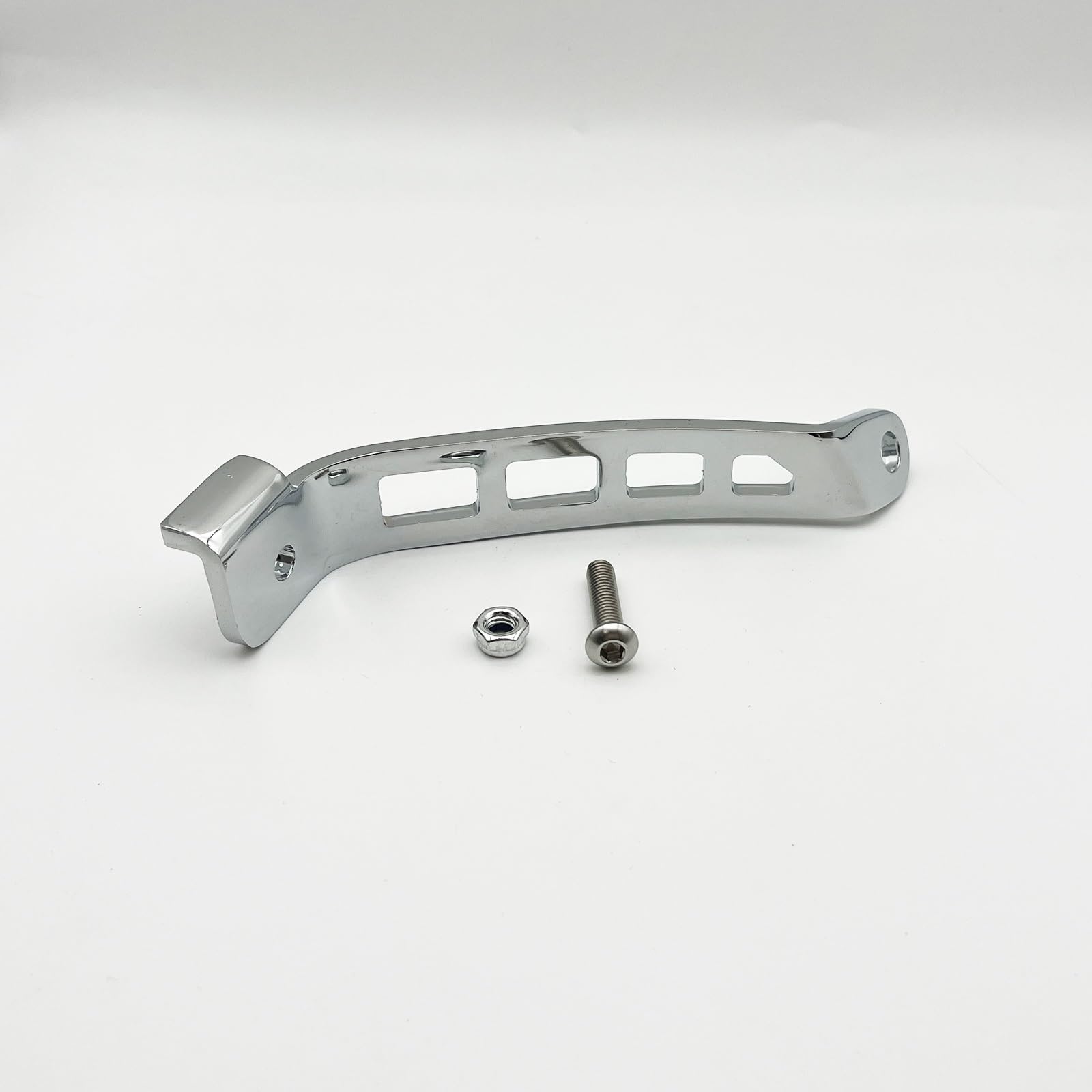 moto Imbottitura Cavalletto Chrome Moto Pedale Supporto Del Basamento Cavalletto Kit Di Estensione Per Ha&rley Sportster XL 883 1200 XLH EFI XLC 1100 Roadster