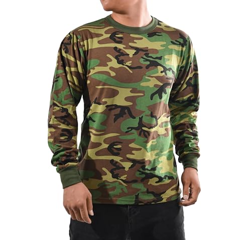 BACKBONE Mens Army Military Gym Training Outdoor Hunt Camp Camouflage Long Sleeve Tee T-Shirt2
