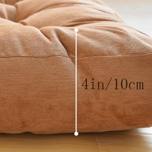 Coussins de sol de méditation carrés et capitonnés pour éviter le sol froid