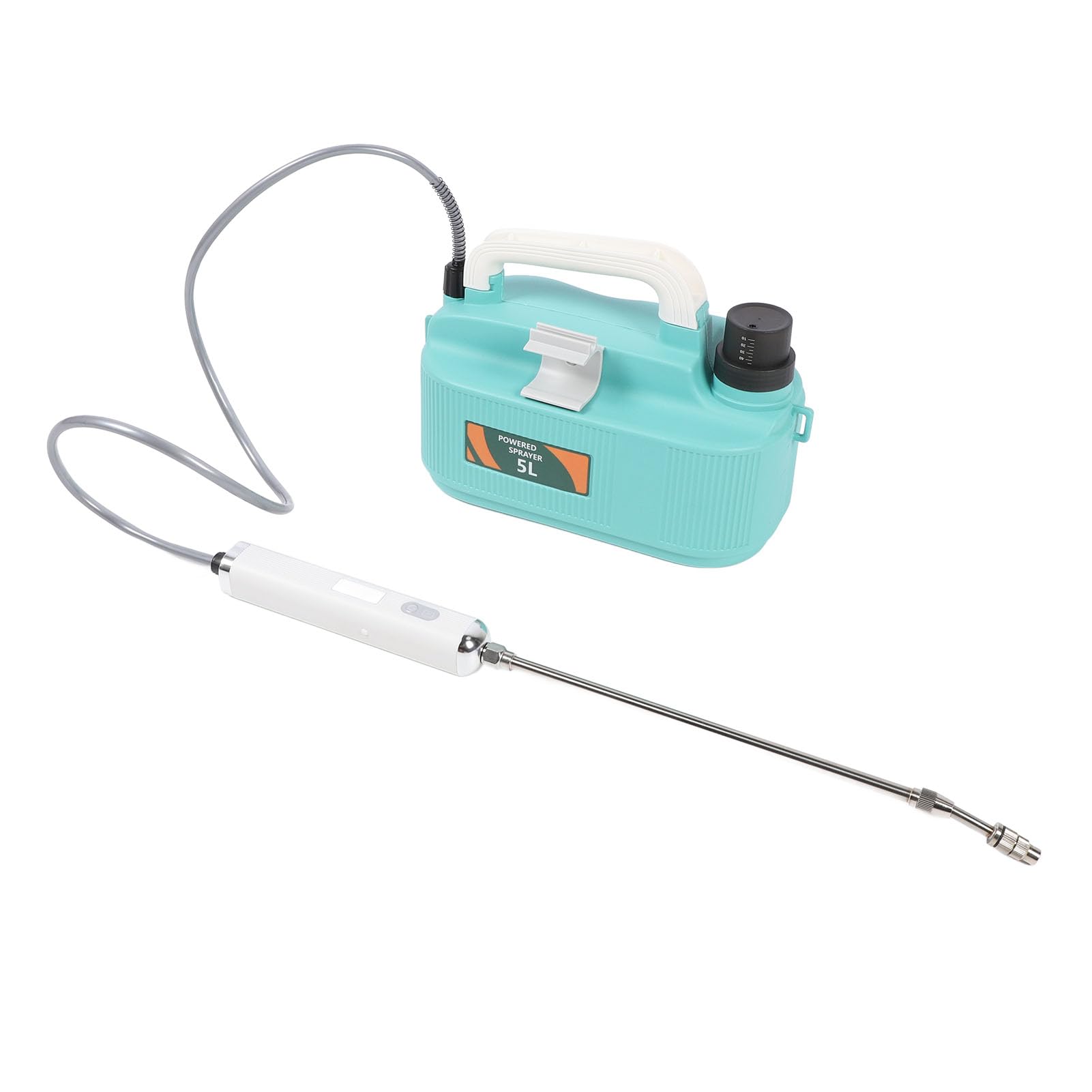 Alomejor Pulvérisateur de Jardin électrique Anti-Fuite 5L alimenté par Batterie avec Baguette Télescopique pour L'arrosage des Plantes, Conception Ergonomique pour L'arrosage des Plantes de Jardin,