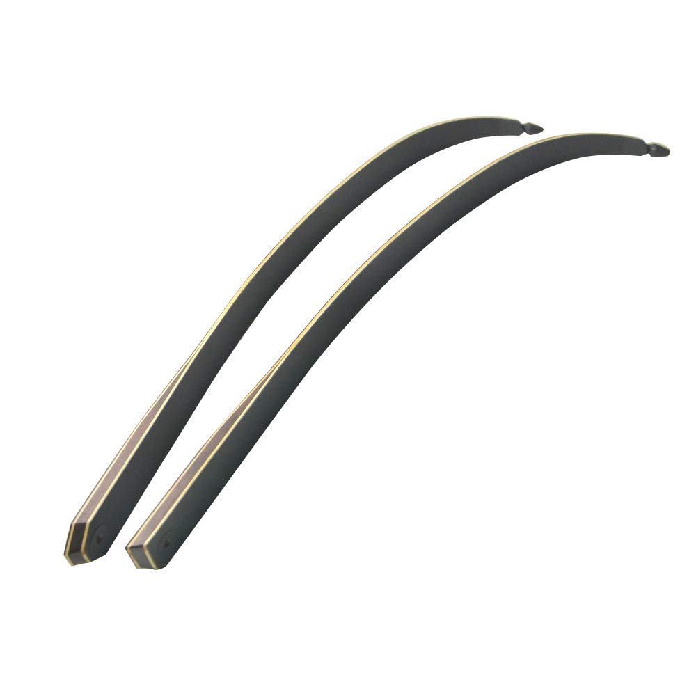 60"Tiro con L'Arco Tradizionale Takedown Ricurvo Arco e frecce Set Riser in Legno 30-60lbs Longbow Caccia all'aperto Caccia per Adulti Arco Destro (Bow Limbs, 30lbs)