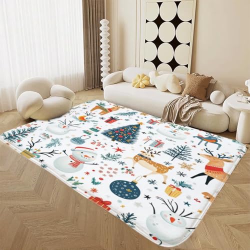 Alfombra Navidad 150 x 200 cm para renovar el salón moderno 2