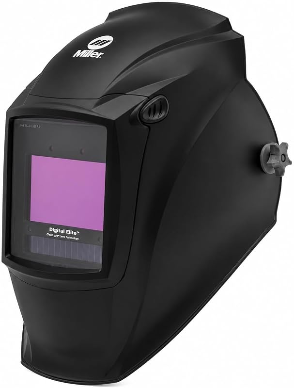 Casco de soldadura Digital Elite™, lente ClearLight™ 4X, negro (QR) | Para soldadores que desean el máximo rendimiento con un diseño liviano; campana de soldadura profesional
