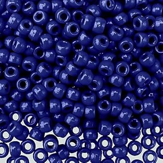 QPIXVB 1100PCS Blue Pony Beads,Blue Beads for Bracelets,Pony Bead for Jewelry Making and Crafts,Small Plastic Barrel Friendship Bracelet Bead
