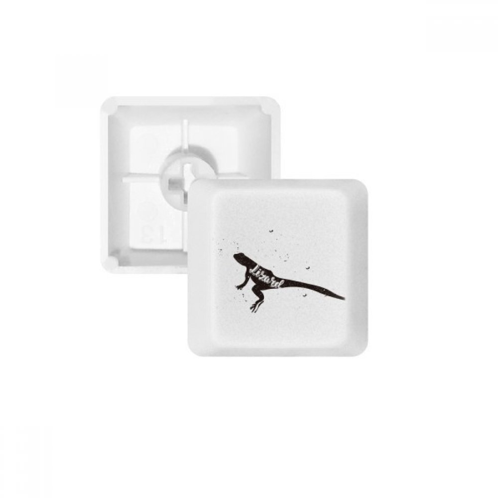 Teclas PBT premium DIYthinker de lagarto blanco y negro para perfil OEM 4