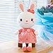 LEIhhdy 40-115cm Grand Mignon Peluche Lapin Lapin Blanc poupée Oreiller poupée Fille lit Dormir Enfants 115cm Rose