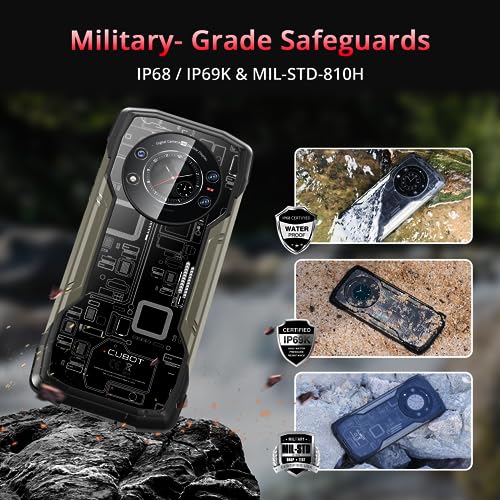 CUBOT Kingkong Star(2023) 5G Outdoor Smartphone Android 13, 24GB+256GB/1TB, 10600mAh(33W), 6.78'...