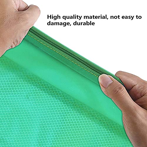 Image of Large Size Document Zip Bag /Pouch Multicolour (20, Cheque Size)