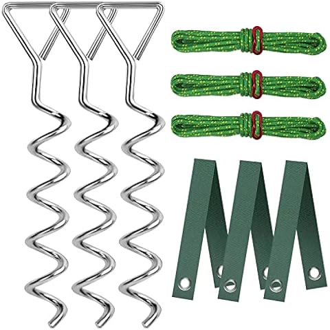 FCENDS Tree Stakes and Supports for Leaning Trees, Heavy Duty Spiral Tree Stake Kit for Young Trees Straightening, Protect Trees from Bad Weather Cover