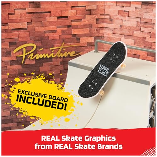Tech Deck, Primitive X-Connect Skate Park, Customizable and Buildable Ramp Set with Exclusive Fingerboard, Kids Toy for Ages 6 and up - Thumbnail 3