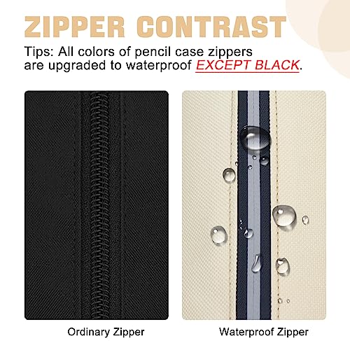 Image of Fmeida Pencil Case Aesthetic Pencil Bag Big Capacity Pencil Pouch Portable Pen Case Office Stationery Makeup Bag Desk Organizer for College Adults Women Men