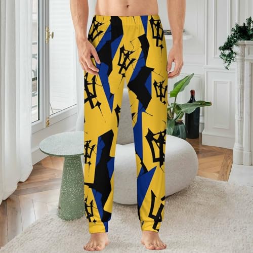 Barbados Barbadians Fist Men's Pajama Bottoms Sleep Lounge Soft Comfy Pants Sleepwear2