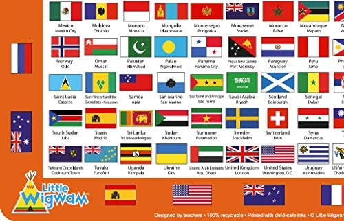 Little Wigwam Flags And Capitals Placemat