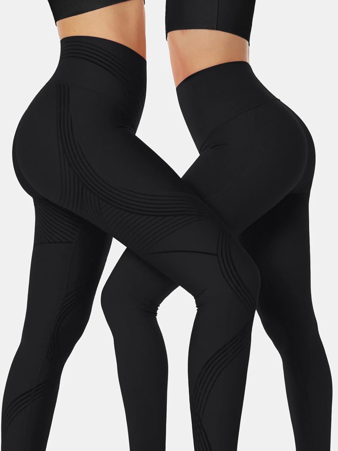 Fanka Body Sculpt Leggings 2.0, Reversible No Front Seam, 360° Core Support, High-Recovery 4-Way Stretch, Moisture-Wicking - Image 3