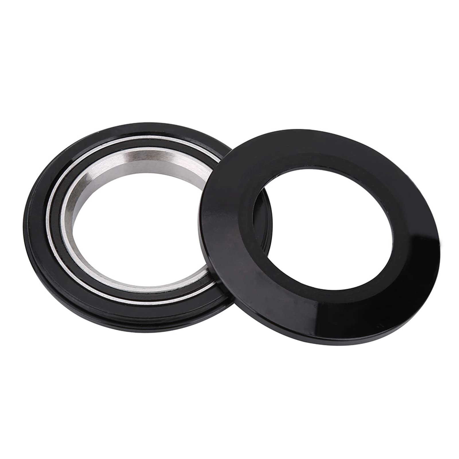 Juego de dirección para Bicicleta con rodamiento Externo: aleación de Aluminio, Cuadro de Tubo Recto de 44 mm, Accesorio para Bicicleta para una conducción Suave, Ligero y Duradero.
