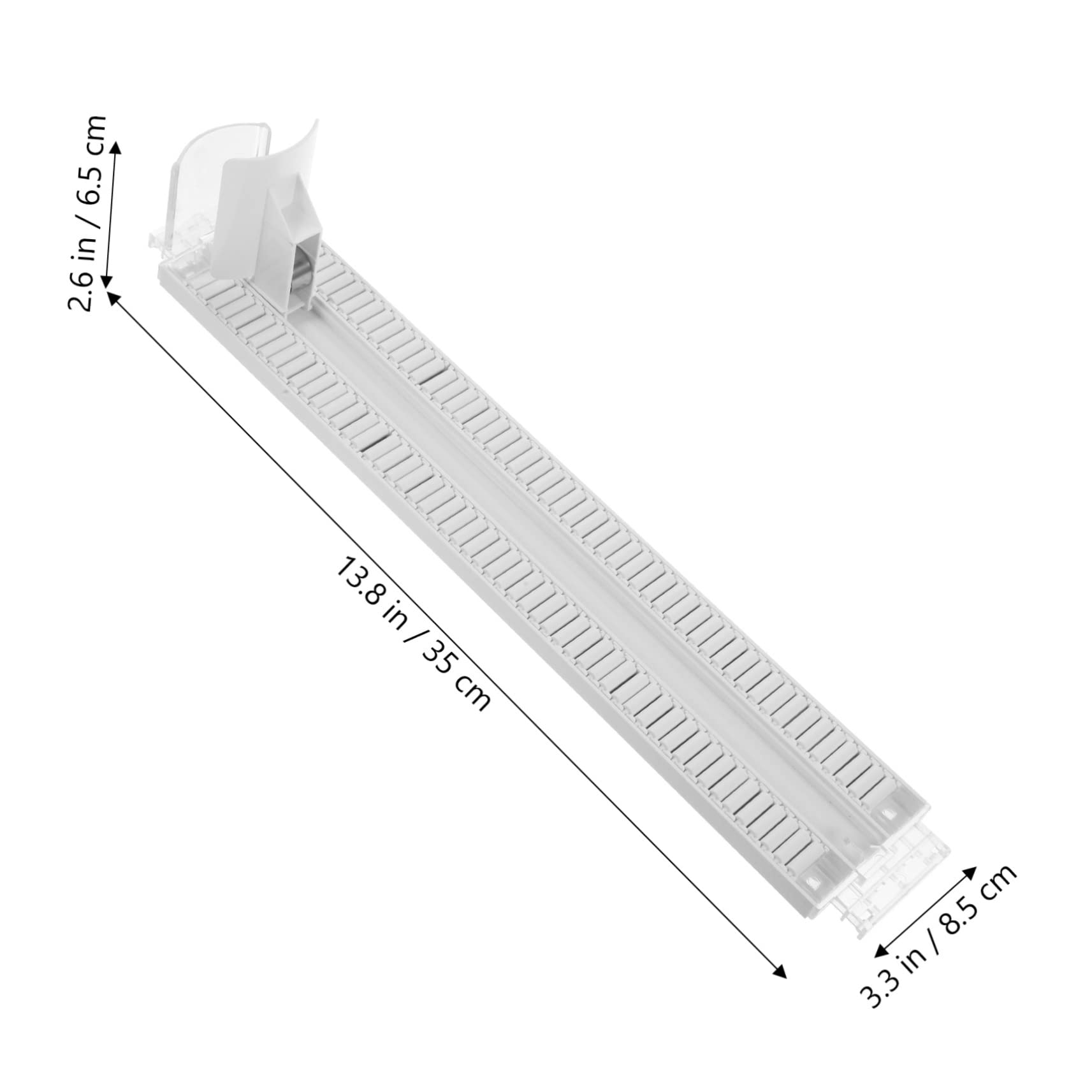 MUSISALY Shelf Automatic Replenishment Pusher Sliding System for Drinks Display Easy Use Drink Organizer for Supermarkets Stores and Home Refrigerators Smooth Design Keeps Beverages