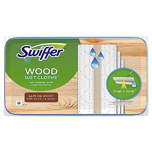 image for Swiffer Sweeper Wet Wood Floor Mopping cloths, 20 count, No Color, 20 