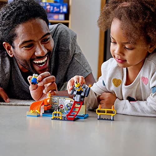LEGO-Minions-I-Minions-nel-Laboratorio-di-Gru-con-i-Personaggi-dei-Minion-di-Otto-e-Kevin-Giocattoli-per-Bambini-di-4-Anni-75546